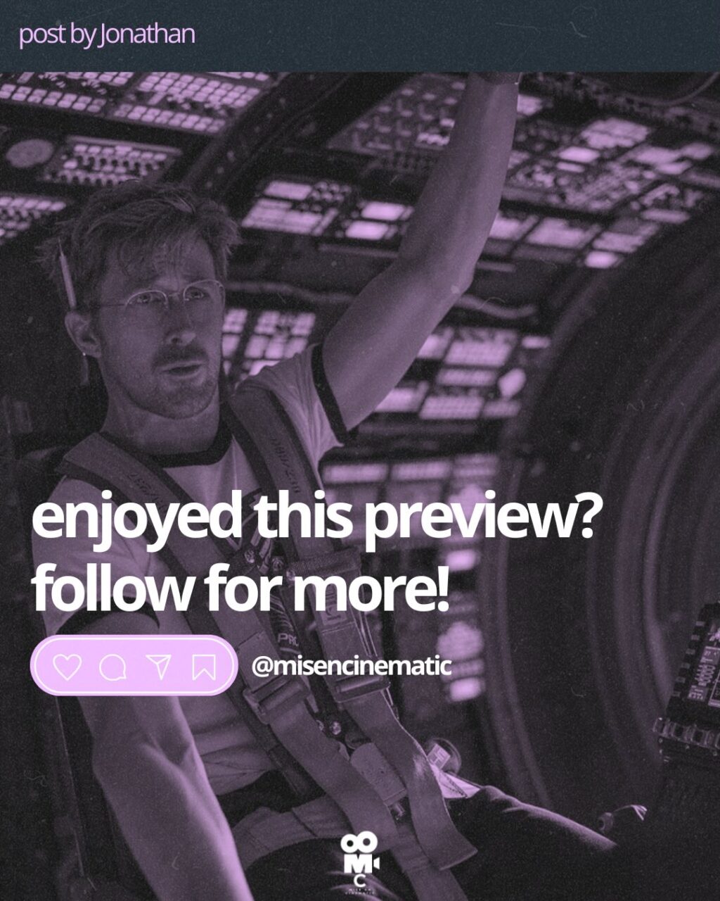 Instagram post from misencinematic. This post is in position 8.