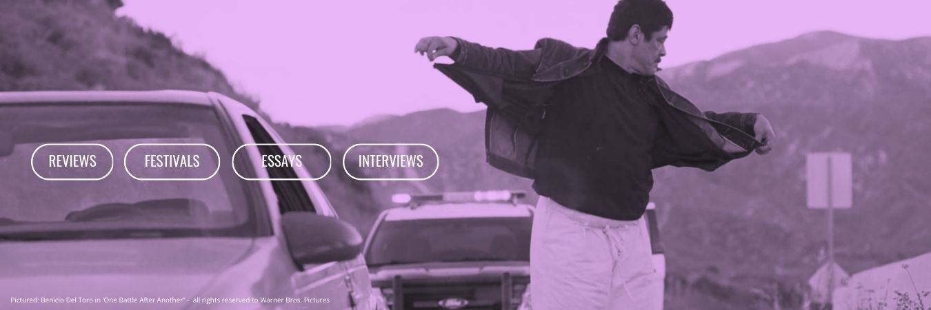 header for film category men - pictured: Benicio Del Toro in 'One Battle After Another' All rights reserved to Warner Bros. Entertainment